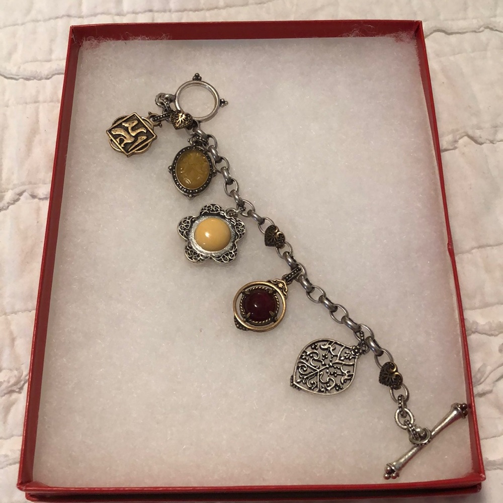 Lucky brand charmed bracelet